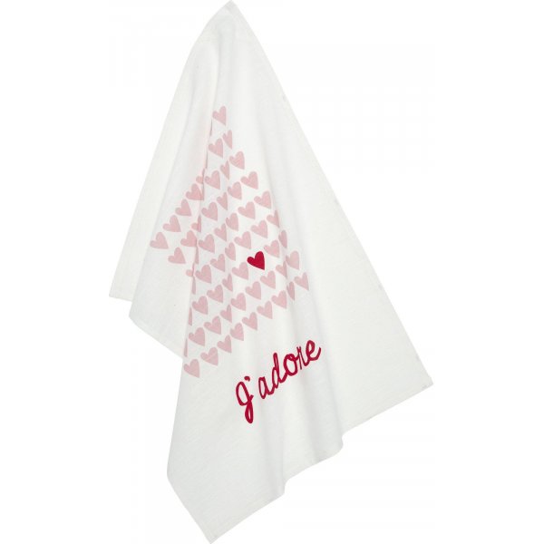 J'adore Küchentuch 50 x 70 cm - Rosa J'adore Küchentuch 50 x 70 cm - Rosa