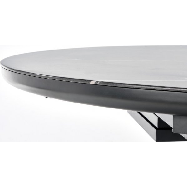 Market Esstisch 120-160 cm - Grauer Marmor/Dunkelgrau Market Esstisch 120-160 cm - Grauer Marmor/Dunkelgrau