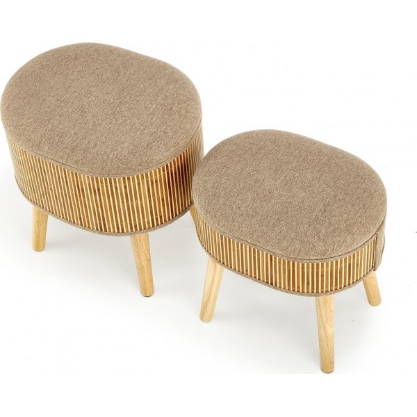Tico-Hocker - Beige