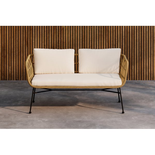 Isola Loungesofa - Schwarz/Natur