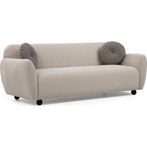 Eddy 3-Sitzer-Sofa - Creme