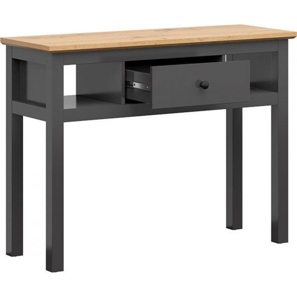 Hesen Konsolentisch 114 x 41 cm - Graphit/Eiche Hesen Konsolentisch 114 x 41 cm - Graphit/Eiche