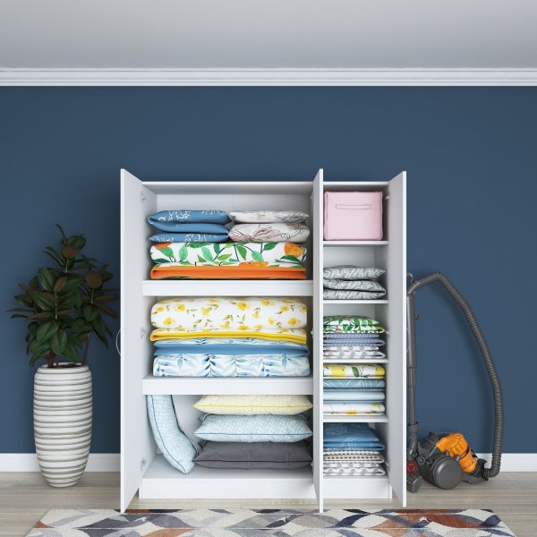 Baden Kleiderschrank 5 - Weiß Baden Kleiderschrank 5 - Weiß