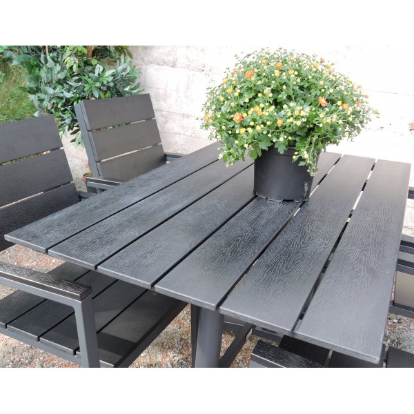 Denver Esstisch 120 x 70 cm - Schwarz Denver Esstisch 120 x 70 cm - Schwarz