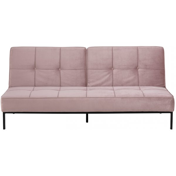 Perugia 2,5-Sitzer-Schlafsofa rosa Samt Perugia 2,5-Sitzer-Schlafsofa rosa Samt