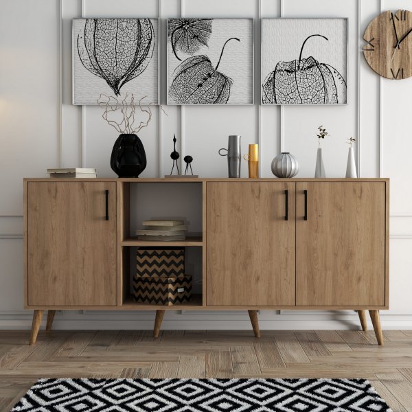 Sideboard aus Eiche 180 cm
