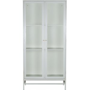 Vitrine Revel H170 cm - Wei / Glas