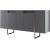 Lux Sideboard - Anthrazit/Silber