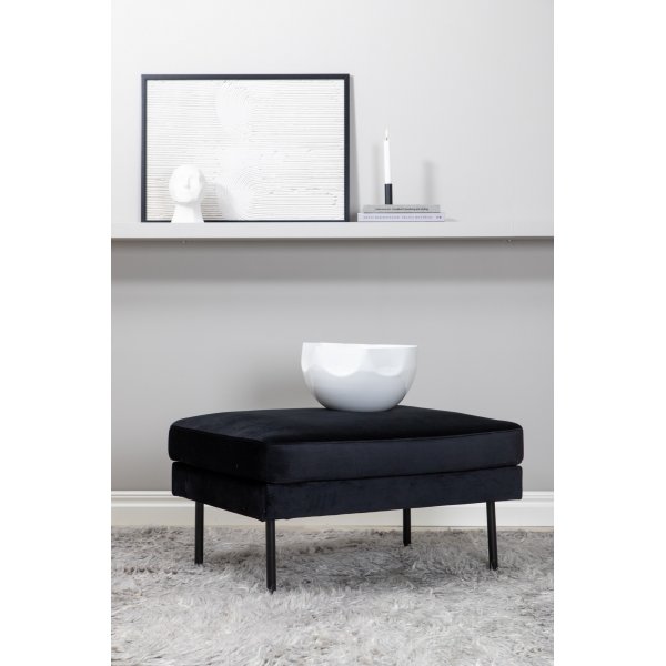 Eden Hocker - Schwarzer Samt Eden Hocker - Schwarzer Samt