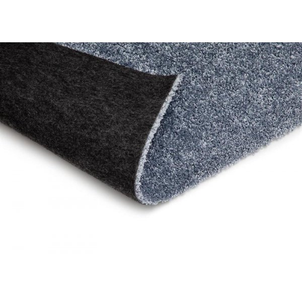 Knüpfteppich Fidelma - Stahlblau Knüpfteppich Fidelma - Stahlblau