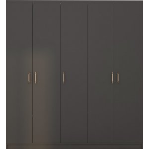 Lavinia Kleiderschrank 175 x 50 x 210 cm - Anthrazit