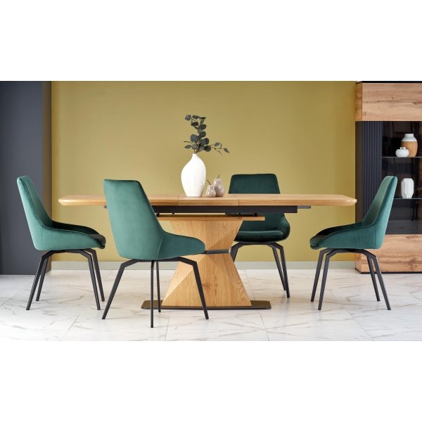 Diamond Esstisch 160-200 x 89 cm - Eiche/Schwarz Diamond Esstisch 160-200 x 89 cm - Eiche/Schwarz