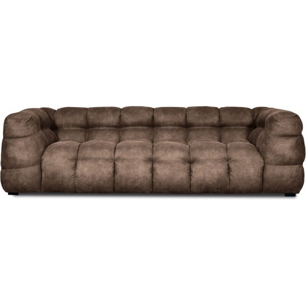 Bill 3-Sitzer Sofa - Vintage Braun (Lederoptik)