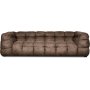 Bill 3-Sitzer Sofa - Vintage Braun (Lederoptik)