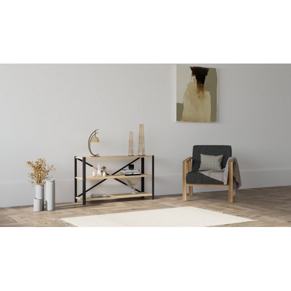 Derby-Bücherregal - Saphir-Eiche Derby-Bücherregal - Saphir-Eiche