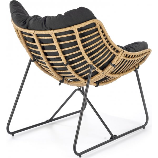 Whisper-Sessel - Schwarz/Beige