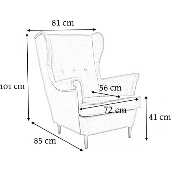 Salomon Sessel - Beige Samt Salomon Sessel - Beige Samt