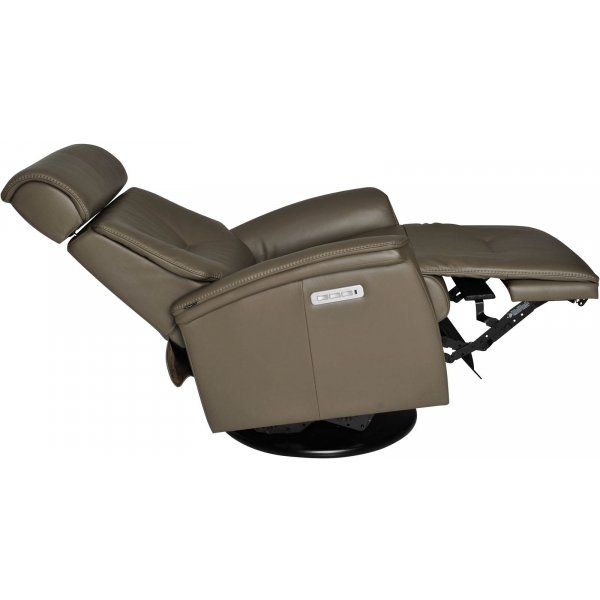 Elektrischer Relaxsessel Rome - braunes Leder Elektrischer Relaxsessel Rome - braunes Leder