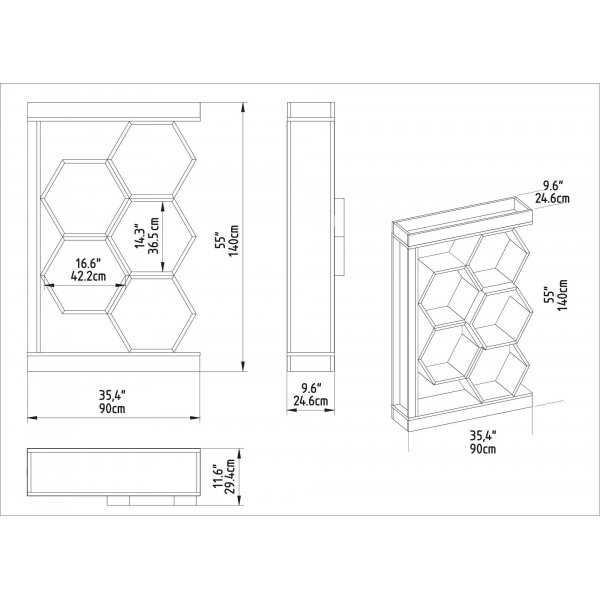 B�cherregal Artemis - Wei�