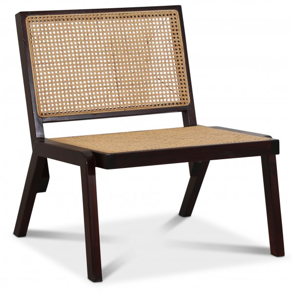 Rizz Sessel - Mahagoni / Helles Rattan