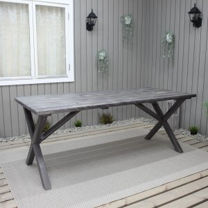 Scottsdale Esstisch 190 cm  Grau lasierte Kiefer + Textilreinigung fr Mbel