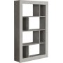 Luvio Bcherregal 22 - Silber/Anthrazit