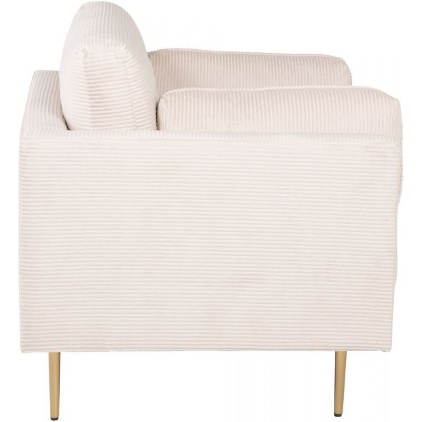 Sessel Savanna - Hellgrau Manchester / Beine Messing Sessel Savanna - Hellgrau Manchester / Beine Messing