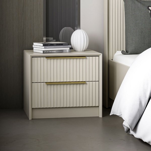 Cikani Nachttisch - Stein