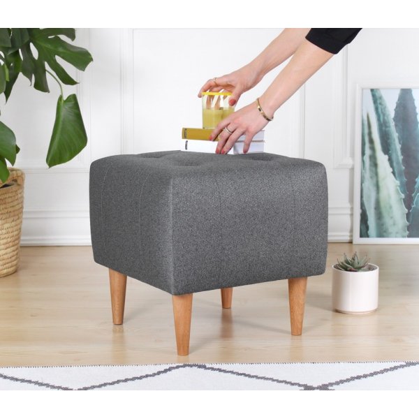 Leerer Hocker - Grau Leerer Hocker - Grau