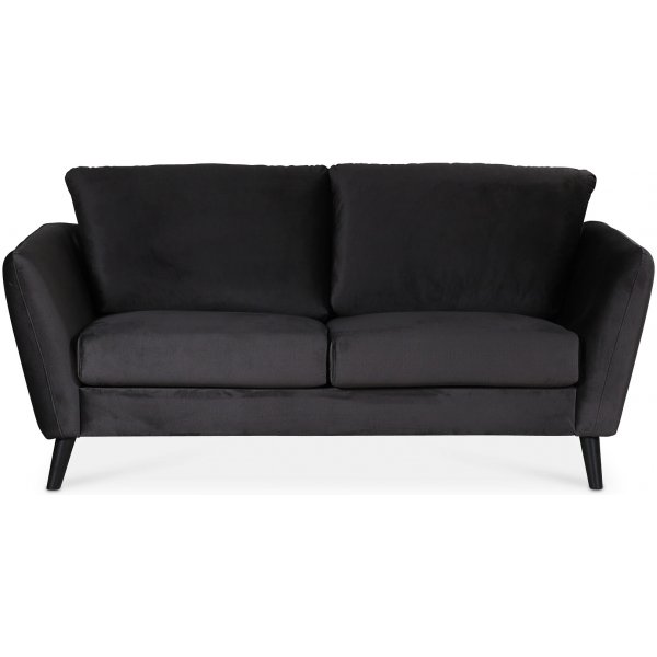 Country 2-Sitzer-Sofa - Anthrazitgrau (Samt)