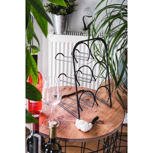 Jade Weinregal - Schwarz