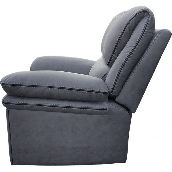 Liegesessel Riverdale - Grau (Mikrofaser) + Fleckentferner fr Mbel