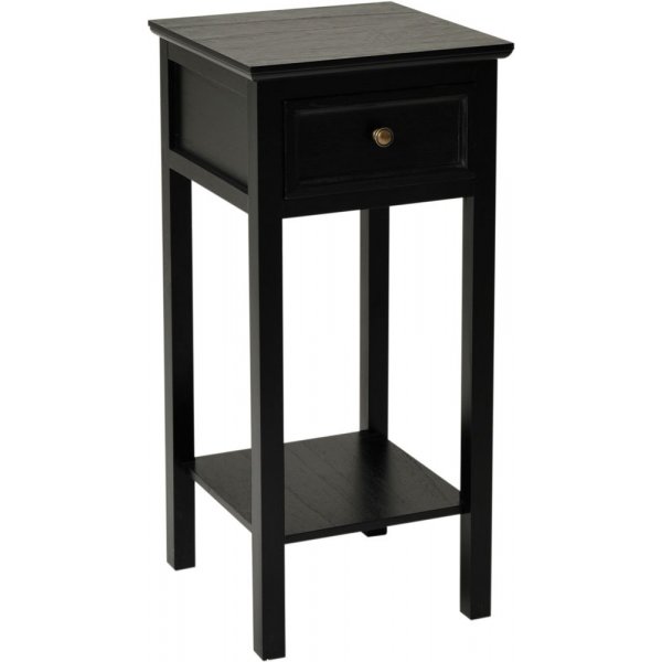 Nachttisch 75 cm hoch Antikschwarz - Holmby