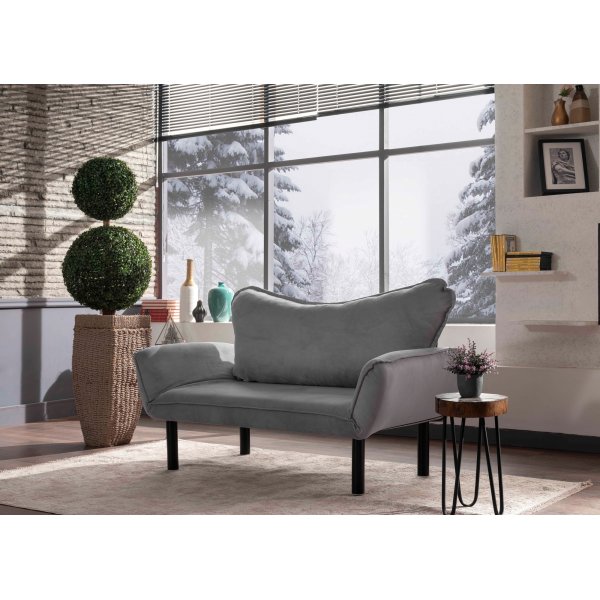 Chatto 2-Sitzer Schlafsofa - Grau