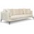 York 4-Sitzer-Sofa aus beigem Samt + Mbelpflegeset fr Textilien