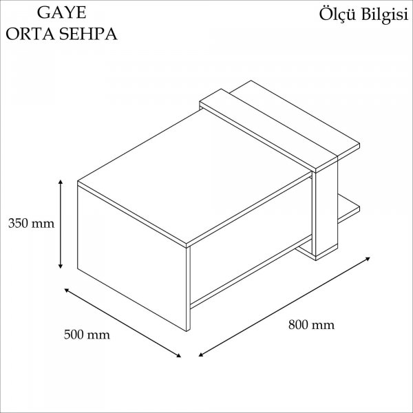 Gaja Couchtisch 80 x 50 cm - Nussbaum/weiß Gaja Couchtisch 80 x 50 cm - Nussbaum/weiß