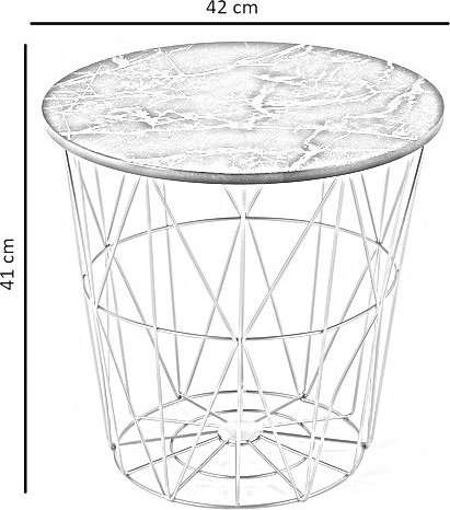 Couchtisch Marmor / Gold Ø42 cm Couchtisch Marmor / Gold Ø42 cm