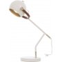 Bow Schreibtischlampe - Wei/Braun/Silber