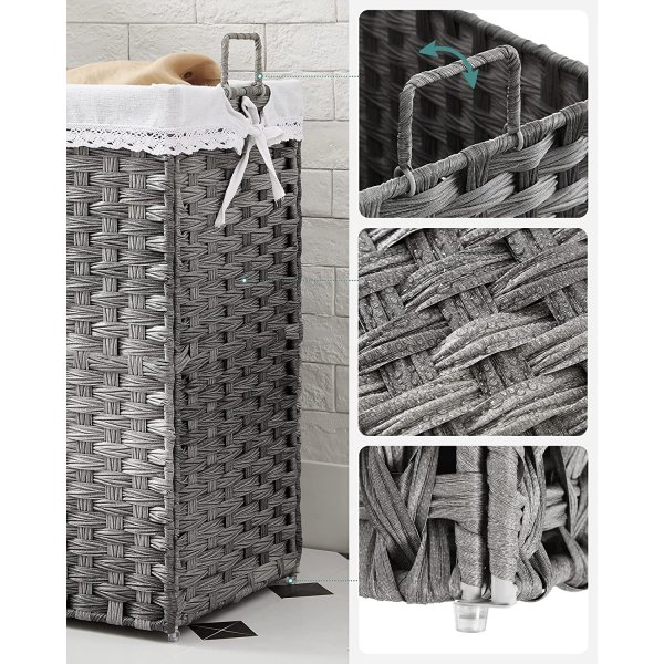 Henrietta Wschekorb 70 l - Grau