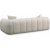 Puffy 3-Sitzer-Sofa - Wei