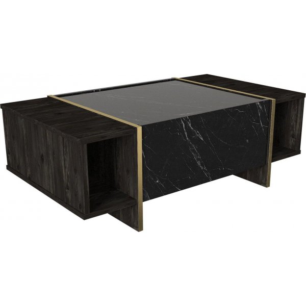 Veyron Couchtisch 103,8 x 60 cm - Schwarz/Gold