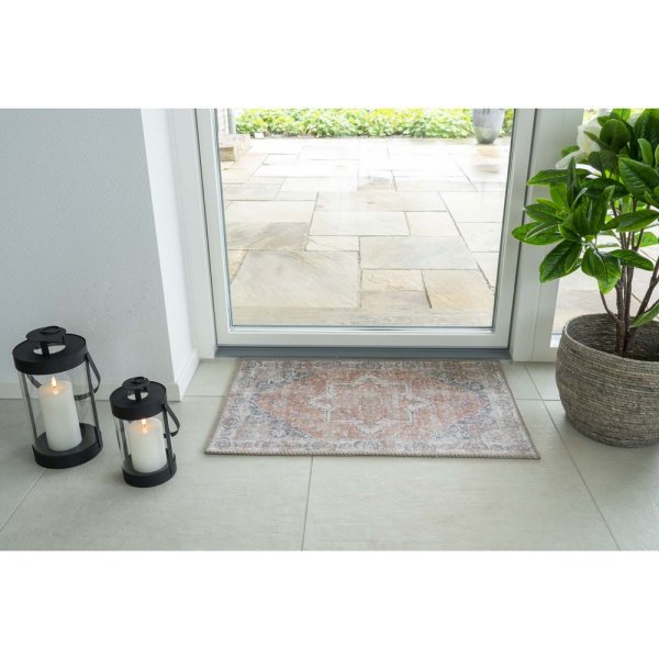 Havana Fußmatte - Blau/Orange - 50x80 Havana Fußmatte - Blau/Orange - 50x80