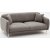 Simena 3-Sitzer-Sofa - Grau/Gold