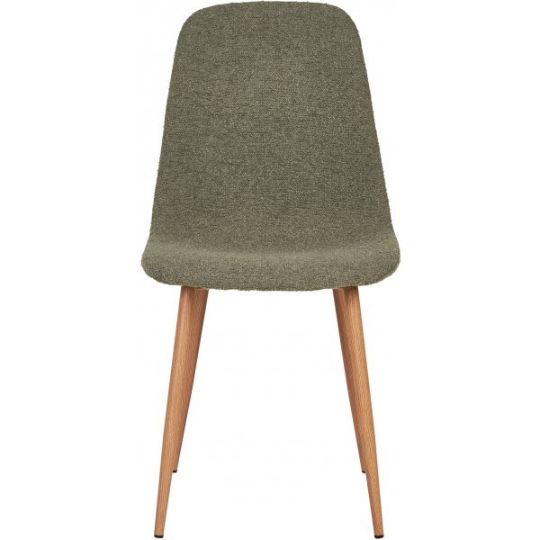 Stockholm Esszimmerstuhl - Dunkelgrünes Bouclé Stockholm Esszimmerstuhl - Dunkelgrünes Bouclé