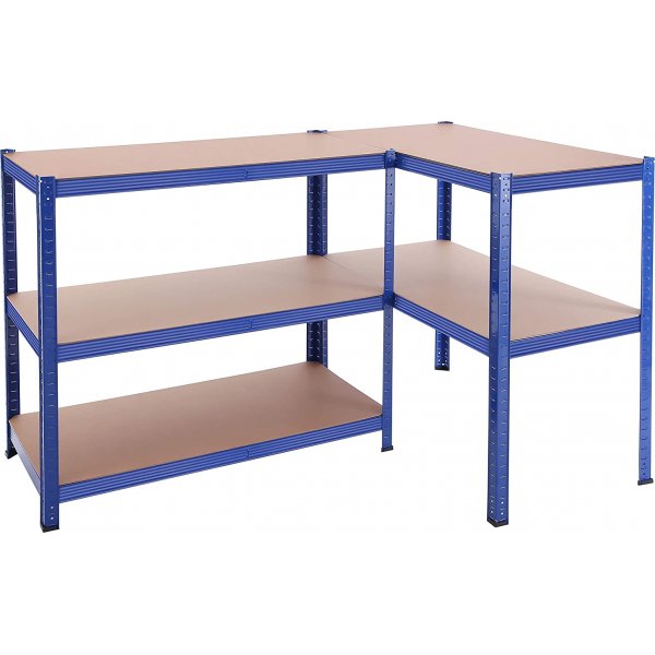 Galore Regal 200 cm - Blau/Beige