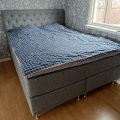 Kundenbild Traum-Komplettbettpaket mit Kopfteil 7-Zonen-Boxspringbett - Grau
