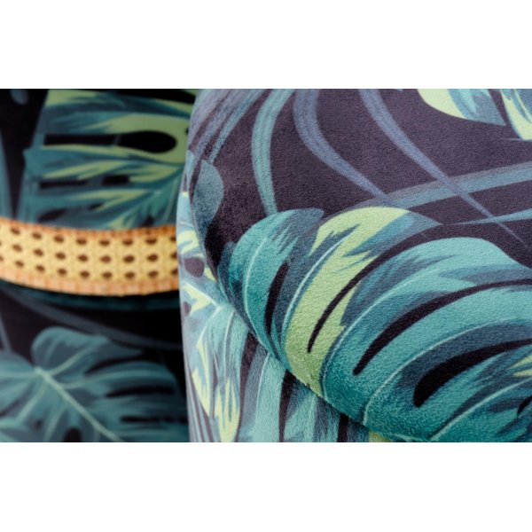 Kinshasa Hocker - Blau Kinshasa Hocker - Blau