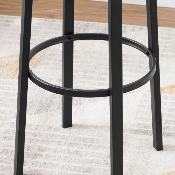 Hector Barhocker, 2er-Pack - Braun/Schwarz Hector Barhocker, 2er-Pack - Braun/Schwarz