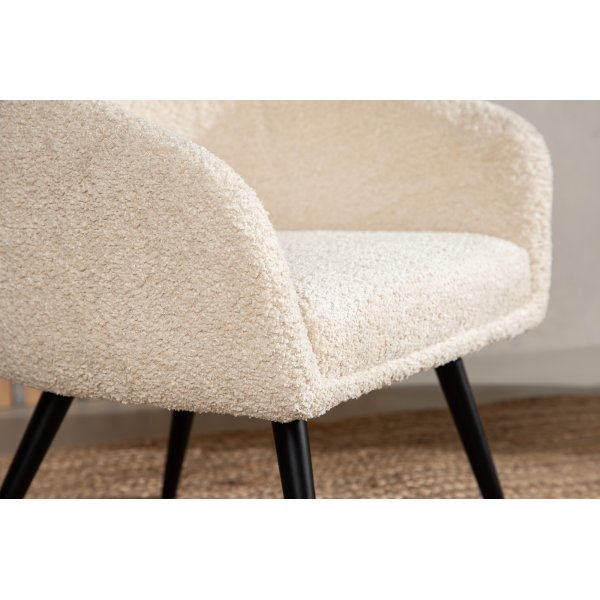 Flauschiger Kindersessel - Wei