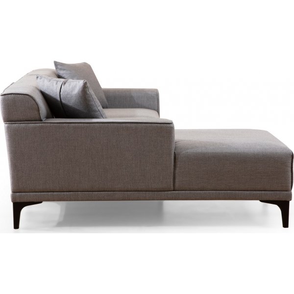 Diwansofa Petra - Hellgrau